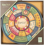 DEMDACO Family Values Love Kind Peace Multicolored 18 x 18 Wood Composite Lazy Susan