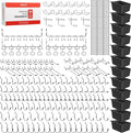 300PCS Pegboard Hooks Kit, Peg Board Organizer Accessories with Bins for Organizing Tools, Fit 1/8 or 1/4 inch Pegboard for H