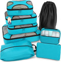 Shacke Packing Cubes for Travel 8 Set - Premium Luggage Organizer Bags - Versatile Travel Organizer for Women and Men - Optim