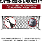 Envelope Style Automotive Elastic Trunk Mesh Cargo Net for Toyota Camry 2018-2026 - Premium Trunk Organizers and Storage -