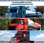 Side Window Sun Shade for International Lonestar LT MV Series 2018-2026, Custom Fit 210T Reflective Sunshade for Semi Truck, 6-Layer Heat Insulation Privacy Protector,2PCS