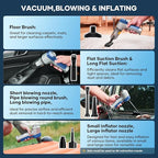 Mini Vacuum Cleaner, 3 in 1 Car Vacuum Cleaner High Power, 15000PA Powerful Suction, Air Duster, 7500mAh, Adjustable Small Va