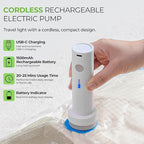Vacuum Storage Bags for Travel - 15 Pack Compression Packing with Wireless Electric Pump for Luggage Vacuum Seal Bags for Clo