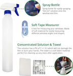 Greenfilm Residential Window Tinting Kit - 7 Pieces Home Window Tint Installation Tools Set - Spray Bottle, Solution Spray, Squeegee, Knife, Fabric Cloth and Cutting Bar