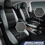 Skechers Men’s Air-Cooled Seat Covers, Memory Foam Car Seat Covers Front Seats, Airbag Compatible,Universal Fit for Most Cars
