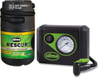 Slime 50138 Flat Tire Puncture Repair, Smart Spair Plus, Emergency Kit for Car Tires, Includes Sealant and Tire Inflator Pump