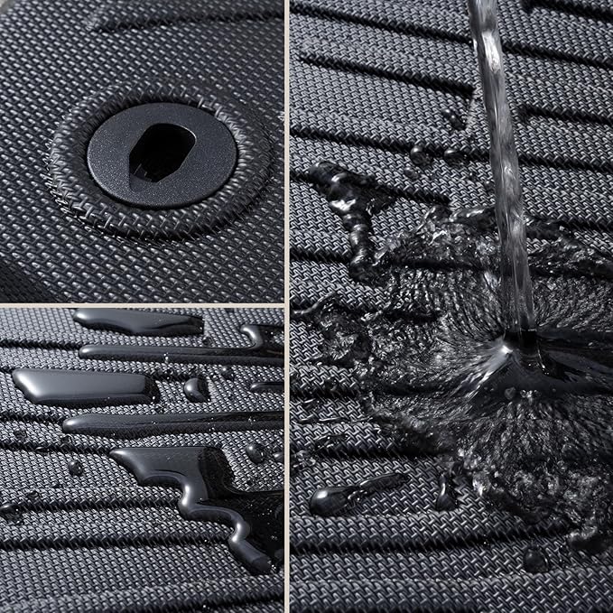 Car Floor Mats for Toyota Tacoma 1995–2004(Not Fit Double Cab) All Weather Custom Fit Heavy Duty Rubber Liner, Car Accessories for Tacoma 1995 1996 1997 1998 1999 2000 2001 2002 2003 2004