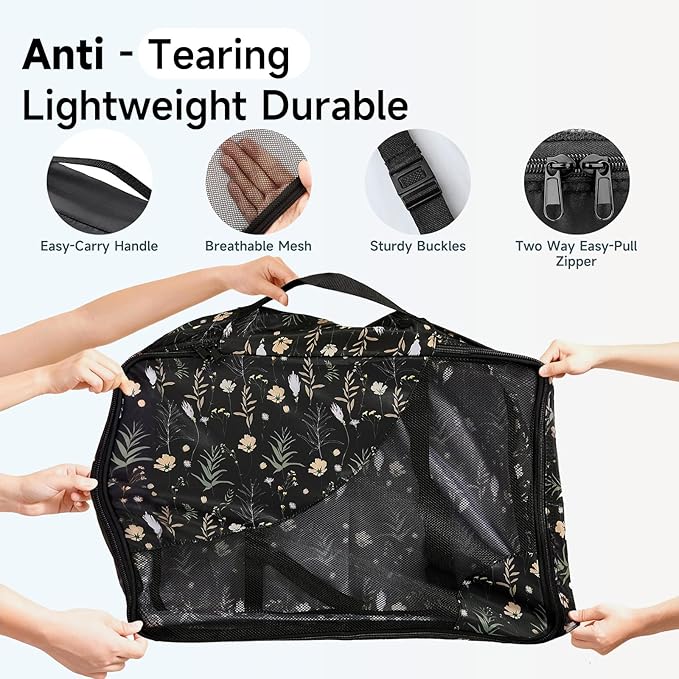 11 Set / 9 Set Packing Cubes for Travel,Gifts for Women Mom Kids,TSA Approved Bags for Makeup, Cosmetic, Toiletry, Organizers