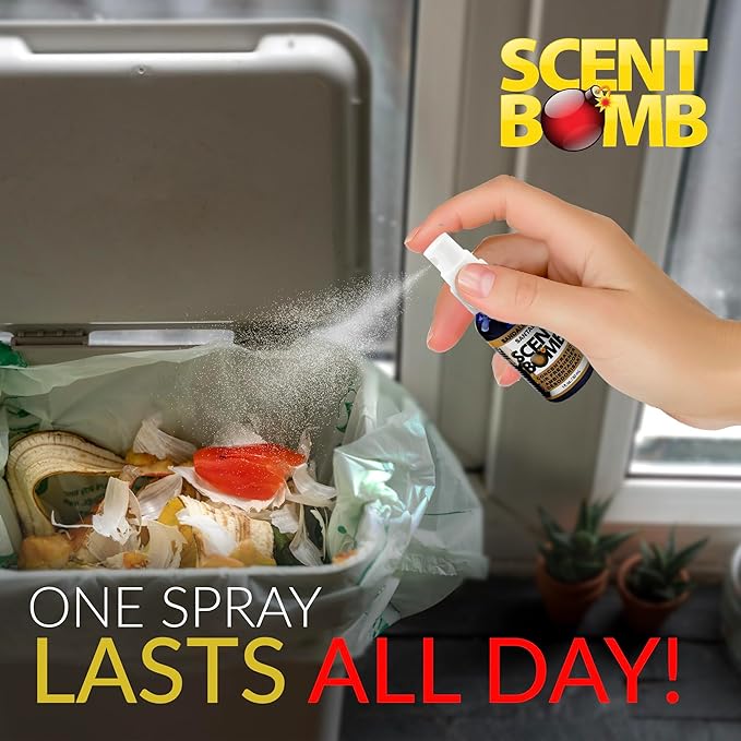 Scent Bomb Air Freshener Spray, Long-Lasting Odor Eliminator - Effective Deodorizer for Home & Car, Fresh Room Spray for Kitc