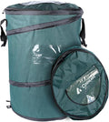 Coghlan's Deluxe Durable Pop-Up Trash Can – Collapsible Garbage Bin with Zippered Lid, Bag Clips, and Anchoring Points for Camping, Home, and Outdoor Use – 29.5 Gallon
