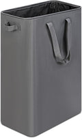 efluky Slim Laundry Basket, Narrow Laundry Hamper with Handles, Collapsible Dirty Clothes Hamper, Tall Laundry Bin for Laundr