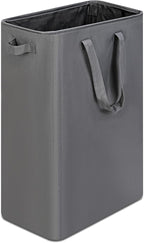 efluky Slim Laundry Basket, Narrow Laundry Hamper with Handles, Collapsible Dirty Clothes Hamper, Tall Laundry Bin for Laundr