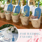Amylove Bulk Luggage Tags Wedding Favors Adventure Begins Luggage Tags for Guests Travel Tag for Suitcase Bridal Gift 24 Pack