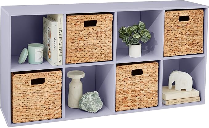 Best Choice Products Kids Bookcase 8-Cube Storage Organizer, 11in Shelf Opening, Bookshelf, Toy Storage, Customizable w/ 3 Re