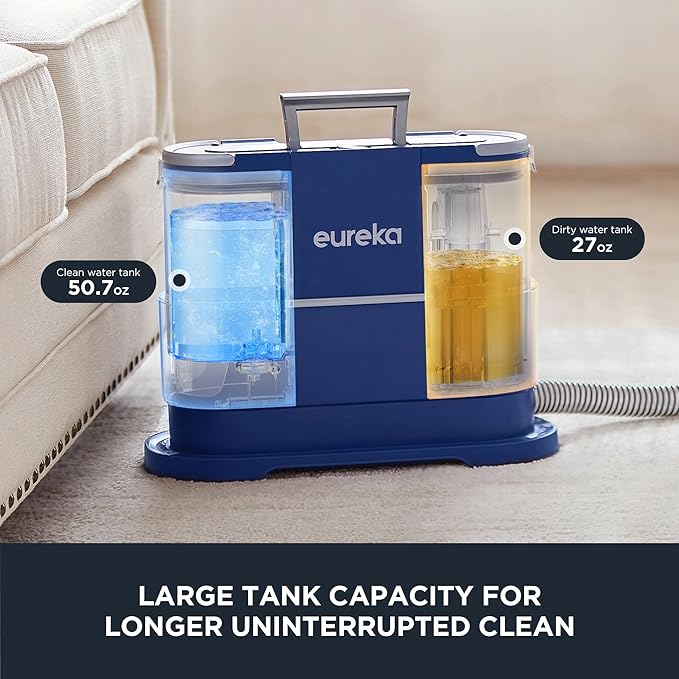 EUREKA Portable Carpet and Upholstery Cleaner, Spot Cleaner for Pets, Stain Remover for Carpet, Area Rugs, Upholstery, Coache