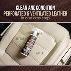 Chemical Guys VentRight Perforated Leather Cleaner and Conditioner Deep Cleaning Leather Cleaner for Ventilated Seats with Ad