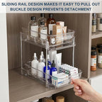 3-Tier Vitamin Storage Organizer, Organizer for Vitamin Bottles And Medicine Bottle, Vitamin Bottle Organizer for Countertop,