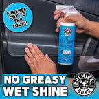 Chemical Guys Silk Shine Tire and Trim Dressing and Protectant – Non-Greasy Vinyl, Plastic & Rubber Spray, Plastic Restorer f