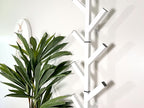 Premium Racks Coat Rack & Hat Rack – Modern Design – Wall Mounted – Stylish – (White)