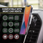 Scosche MP2ODVM-XTSP MagicMount Pro2 Dash/Vent/Window 4-in-1 Magnetic Cell Phone Holder Car Mount Kit Compatible with MagSafe, iPhones, Galaxy, Pixel & All Smartphones