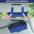 Sunglass Holder for Car Visor, Car Sunglasses Holder Eyeglasses Holder for Visor Accessories