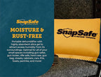 SnapSafe Reusable Dehumidifier Bag 450G, 75908 - Portable, Easy to Use Moisture Absorbers for Gun Safes & Cabinets - Prevent 