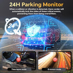 Dash Cam Front and Rear - 4K HD Dual Dash Camera for Cars, Built-in 5G WiFi GPS, 64GB Card, Dashcam with 3.2" IPS Screen, UHD