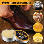 8 Pcs Mink Oil for Leather Shoes Boots 3.5 oz Leather Conditioner and Cleaner with Travel Bag Soften for Boots and Shoes Care