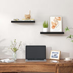 Heimlove Floating Shelves for Wall,16 inchs Shelf for Small Bathroom,Mounted Storage & Display Wood Shelves for Bedroom,Livin