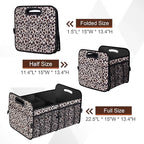 Femuar Car Trunk Organizer, Large Capacity Collapsible Trunk Storage with 11 Pockets, Waterproof, Non-Slip, Suitable for Car