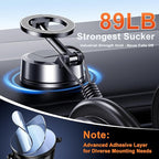 Qifutan for MagSafe Dash Mounted Holders Phone Holders for Your Car Phone Mount for Car Windshield Dashboard Universal Desk Mounts Hands Free Automobile Cell Phone Holder Fit for iPhone Smartphone