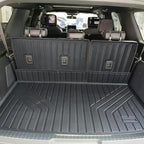 Cargo Liner Fits for Ford Expedition Max/Lincoln Navigator L 2018-2024, All Weather Back Seat Cover Trunk Cargo Mat for Expedition Accessories (Backrest Mat+Trunk Mat)(Only for Max & L)