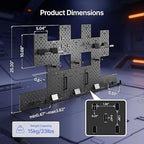 PEGZONE Controller and Headphone Holder Wall Mount, Modular Gaming Pegboard with Accessories, Controller Stand for Xbox PS5 P