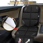 Meolsaek Car Seat Protector for Child Car Seat, Durable 600D Fabric Waterproof Car Seat Cover with Thick Pad Non-Slip Backing