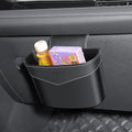 Car Trash Can Mini Trash Bin Garbage Organizer with Plastic Trash Bag Automotive Small Garbage Bin for Home Office Auto Vehicle Car Door Front Back Seat Storage Accessories (Glovebox trash can)