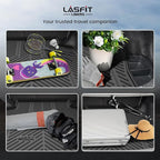 LASFIT Cargo Mat for Toyota Corolla 2009-2010, Custom Fit All-Weather TPE Rubber Trunk Mat for Toyota Accessories, Waterproof, Easy to Clean, Black