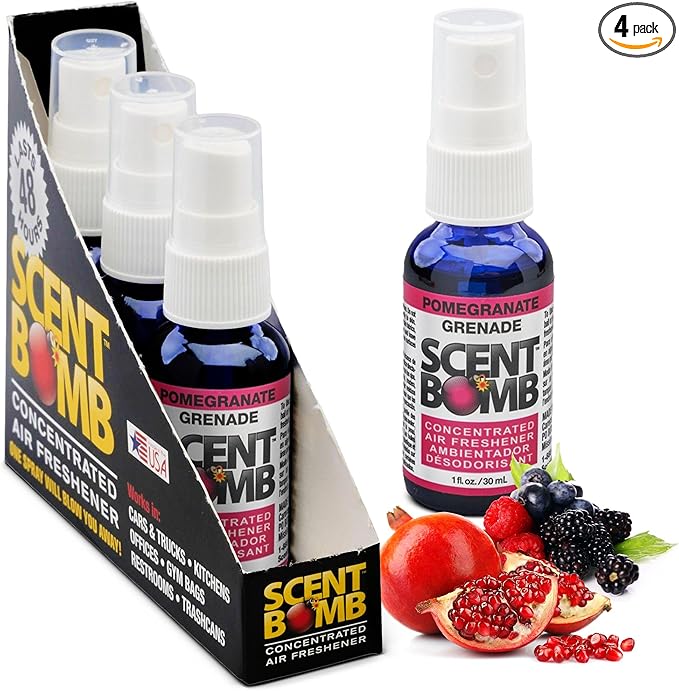 Scent Bomb Air Freshener Spray, Long-Lasting Odor Eliminator - Effective Deodorizer for Home & Car, Fresh Room Spray for Kitc