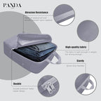 PANDA JOYS 4 Set Compression Packing Cubes Travel - Travel Accessories Expandable Packing Organizers for Carry On - Essential