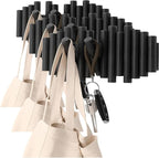 Umbra Picket Rail Hook for Entryways, Black (Pack of 3)