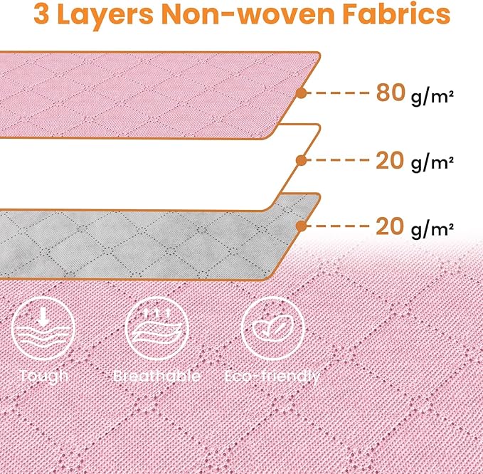 Fab totes 24 Gallons Clothes Storage, Foldable Thick Fabric Blanket Storage Bags, Containers for Organizing Bedroom, Closet, 
