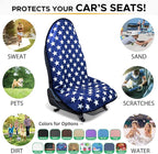 Waterproof Sweating Car Seat Cover for Post Gym Workout, Running, Swimming, Beach and Hiking, Universal Fit Non-Slip Bucket S