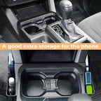 JKCOVER OEM Texture Center Console Gear Shift Organizer Tray Compatible with Toyota Tacoma 2023 2022 2021 2020 2019 2018 2017 2016 Interior Accessories Storage Box(Not for Manual Transmission)