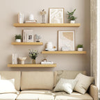 Dreamland 40 Inch Floating Shelves for Wall,8 Inch Deep Floating Shelves,40" W x 8" D Wall Shelves for Bedroom,Living Room, K