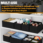 SpaceAid Drawer Organizer Clothes, 12 Pack Dresser Organizer Bins for Nursery, Closet Organization and Storage Dividers for C