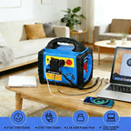 Car Jump Starter with Air Compressor, 2200A Battery Jumper Starter Portable with 260 PSI Tire Inflator, 12V Jump Box