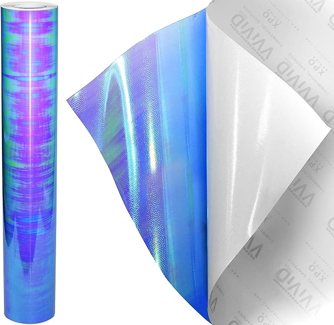 VViViD Air-Tint Sapphire Blue Chameleon Headlight Taillight Vinyl Tint Wrap Roll (12 Inch x 60 Inch Roll)