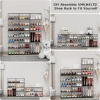 SMILHELTD Large Shoe Rack Shoe Storage Organizer for Entryway Heavy Duty Free Standing Shelves Space Saving for Sneakers Hall