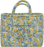 Boho Fabric Storage Basket, Large Capacity Laundry Basket, 12.2'' x 10.23'' x 10.23'' Collapsible Laundry Hamper with Easy Ca