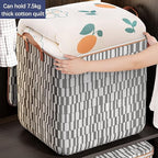 Clothes Storage Bag, Non-Woven Clothes Quilt Foldable Storage Bag, Multipurpose Large Capacity Lightweight Portable Wardrobe 