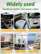 Kingvo Car Interior Cleaner Spray, Multipurpose Leather Seat Cleaner Upholstery Car Cleaning Kit with Citrus Flavor Auto Dash